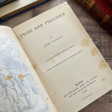 Load image into Gallery viewer, 1899 Pride and Prejudice by Jane Austen Rare AA Turbayne Binding
