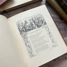 Load image into Gallery viewer, 1870 Heber&#39;s Hymns Mid Victorian 19th Century Purple Floral Binding Book Faded
