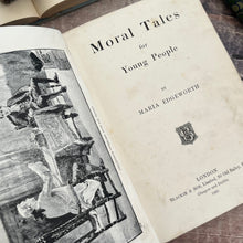 Load image into Gallery viewer, Tales for Young People by Maria Edgeworth Floral Victorian Book
