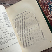 Load image into Gallery viewer, 1877 The Life of Oliver Goldsmith by Forster Two Volumes Half Leather Bindings
