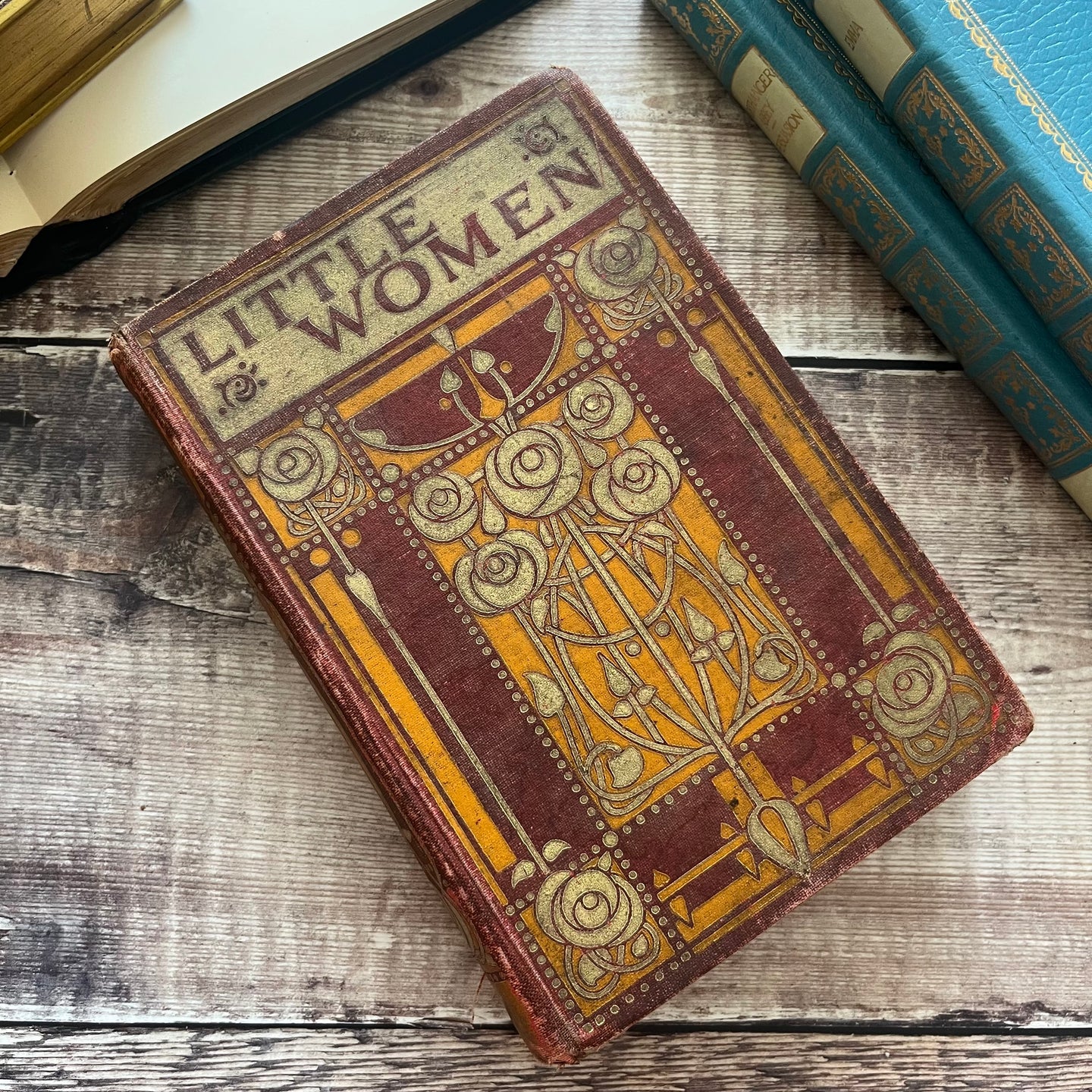 Little Women by Louisa May Alcott Ethel Larcombe Binding WORN Book