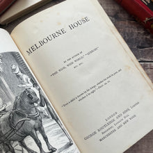 Load image into Gallery viewer, Melbourne House by Miss Elizabeth Wetherell Beautiful Cloth Binding Antique Book

