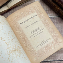 Load image into Gallery viewer, Our Friends in Paradise ... Birthday Book, Book of Quotes, Victorian Floral Binding
