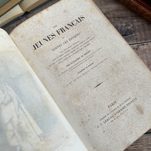 Load image into Gallery viewer, Les Jeunes Français de Toutes les époques; Stunning Antiquarian French Binding Illustrated
