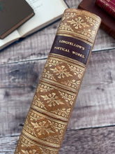 Load image into Gallery viewer, The Poetical Works of Longfellow; Beautiful Full Calf Leather Book
