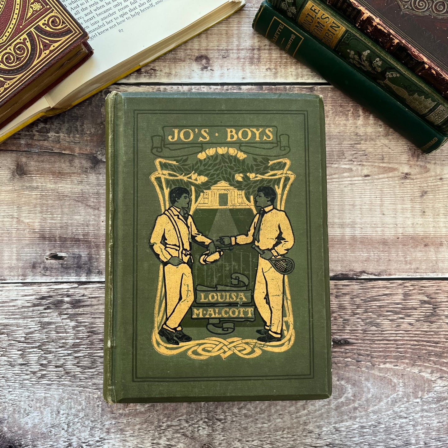 1907 Jo's Boys by Louisa May Alcott Edwardian Illustrated Antique Book