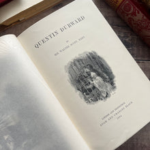 Load image into Gallery viewer, 1894 Quentin Durward by Sir Walter Scott Beautiful Cloth Victorian Binding Waverley Novel
