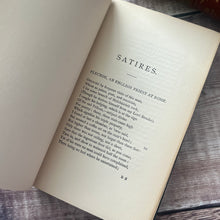 Load image into Gallery viewer, 1901 The Satires of Andrew Marvell Part of the Muses&#39; Library Pretty Antique Book
