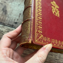 Load image into Gallery viewer, 1853 The Book of Gems Modern Poets and Artists Poetry Full Leather Book
