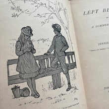 Load image into Gallery viewer, Left Behind by Jennie Chappell; Late Victorian Book with Floral Binding

