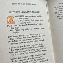Load image into Gallery viewer, 1910 Poems by Mary Baker Eddy Beautiful Floral Binding of Poetry
