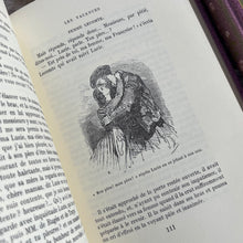 Load image into Gallery viewer, Collection of Three French Books by Comtesse de Segur; Floral Lilac Bindings 1979
