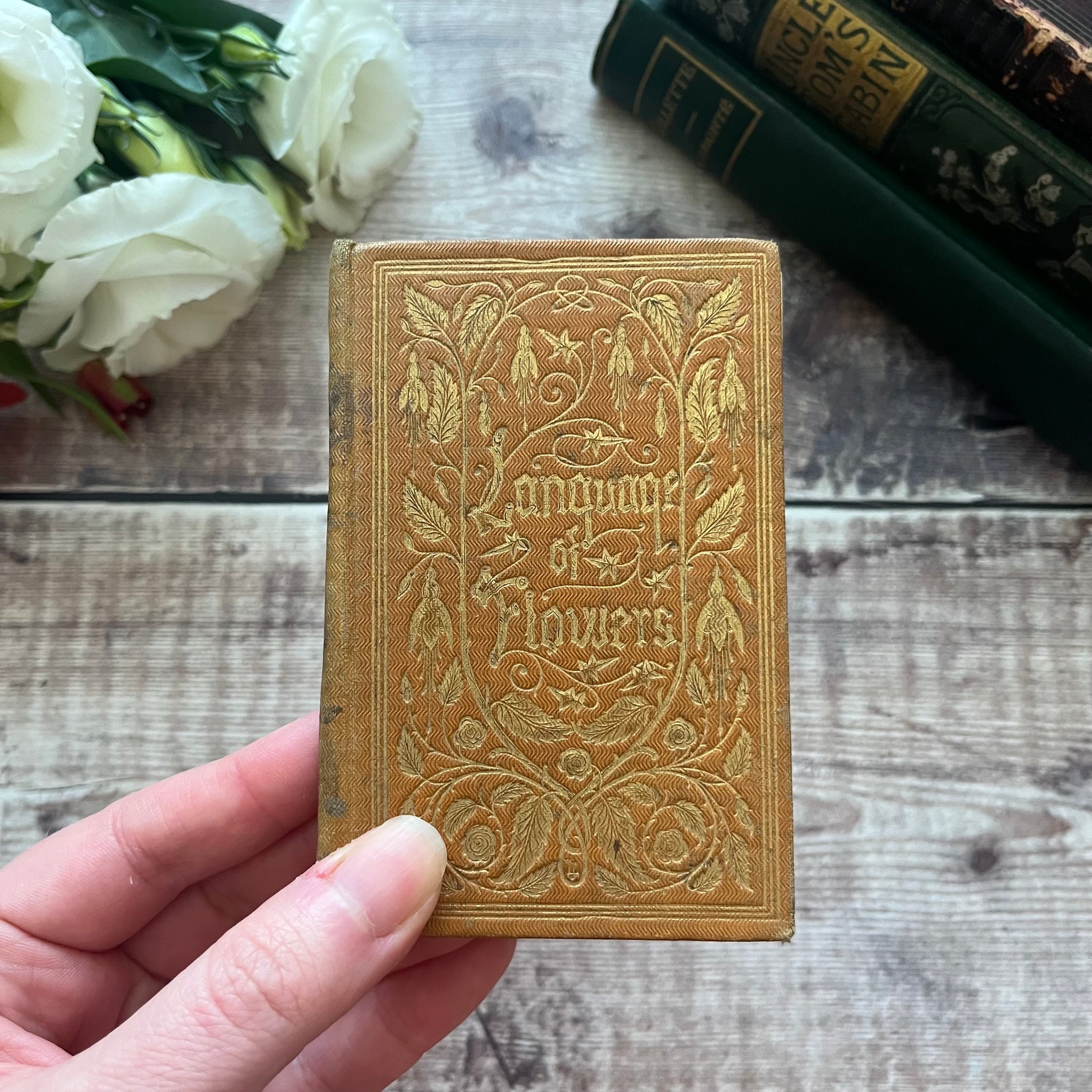 Victorian The Emblematic Language of Flowers Miniature Pocket Book
