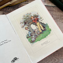 Load image into Gallery viewer, 1932 Mother Goose Collection of Illustrated Nursery Rhymes Antique Book
