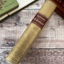 Load image into Gallery viewer, 1873 Antique French Edition of the Koran Full Vellum Binding Book
