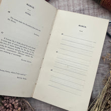 Load image into Gallery viewer, Edwardian Hand Painted/Drawn Speaking Days Calendar Book
