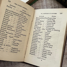 Load image into Gallery viewer, The Lover's Language of Flowers with Floral Poetry, Letters Etc 19th Century Book
