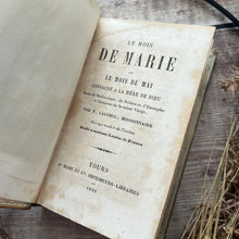 Load image into Gallery viewer, 1853 Small Romantic French Cartonnage Binding Gilt Antique 19th Century Book
