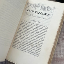 Load image into Gallery viewer, 1904 Our Village by Miss Mary Russell Mitford; Full Vellum Fine Binding English Idylls Series
