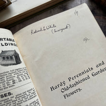 Load image into Gallery viewer, Hardy Perennials and Old Fashioned Garden Flowers Late Victorian Antique Book
