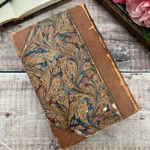 Load image into Gallery viewer, The Antiquary and Rob Roy by Sir Walter Scott; Half Calf Binding with Marbled Edges
