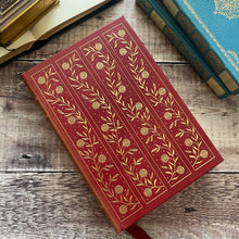 Load image into Gallery viewer, Candide and Zadig by Voltaire 1977 Full Leather Book with Floral Gilt by Franklin Library
