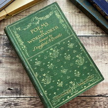 Load image into Gallery viewer, 1907 Poems by Wordsworth Pretty Floral Edwardian Binding; Illustrated
