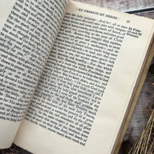 Load image into Gallery viewer, 1903 The Flowers of St Francis Full Vellum Binding with Cherub Metal Clasps
