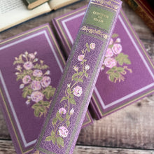 Load image into Gallery viewer, Collection of Three French Books by Comtesse de Segur; Floral Lilac Bindings 1979
