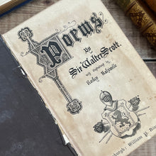 Load image into Gallery viewer, Scott's Poetical Works Victorian Book
