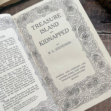 Load image into Gallery viewer, 1907 Treasure Island and Kidnapped by RL Stevenson; Edwardian Book
