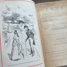 Load image into Gallery viewer, 1909 Emma by Jane Austen Illustrated by Hugh Thomson Late Edwardian Book
