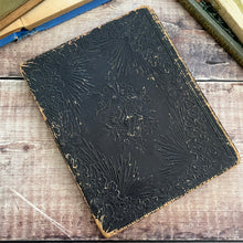 Load image into Gallery viewer, Early Victorian Manuscript Book; Full Embossed Leather with Original Verse and Printed Plates
