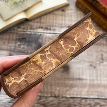 Load image into Gallery viewer, 1925 It Is Never Too Late to Mend by Charles Reade Half Calf Leather Book Marbled
