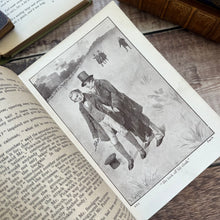 Load image into Gallery viewer, The Pickwick Papers by Charles Dickens Antique Book with Floral Binding Illustrated
