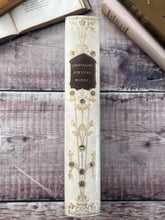 Load image into Gallery viewer, The Poetical Works of Henry Wadsworth Longfellow; Quarter Vellum Binding with Art Nouveau Detail
