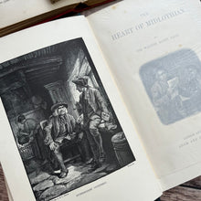 Load image into Gallery viewer, 1893 The Heart of Midlothian by Sir Walter Scott Beautiful Cloth Victorian Binding Waverley Novel
