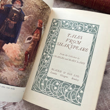 Load image into Gallery viewer, Lamb&#39;s Tales from Shakespeare Vintage Book Illustrated with Colour Plates
