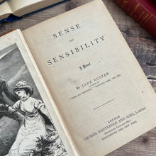 Load image into Gallery viewer, Sense and Sensibility by Jane Austen Rare Floral Art Nouveau Victorian Book
