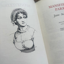 Load image into Gallery viewer, 1970 Mansfield Park by Jane Austen in Luxury Lambskin Binding; Illustrated Book
