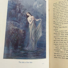 Load image into Gallery viewer, 1930 The Legend of King Arthur and His Knights; Vintage Illustrated Book
