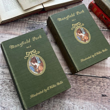 Load image into Gallery viewer, 1909 Mansfield Park by Jane Austen Two Volume Illustrated Edwardian Edition
