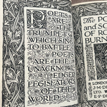 Load image into Gallery viewer, 1919 Poems of Robert Burns Full Morocco Leather with Gilt Thistle Decoration
