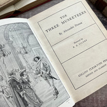 Load image into Gallery viewer, The Three Musketeers by Alexandre Dumas Faux Leather Illustrated Book

