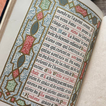 Load image into Gallery viewer, Petit Paroissien 19th Century; Full Velvet Binding with Metal Details and Clasp
