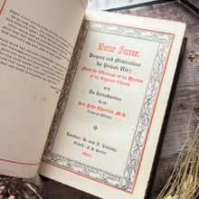 Load image into Gallery viewer, 1850 Horae Sacrae Prayers &amp; Meditations for Private Use Full Morocco Binding Gauffered Edges
