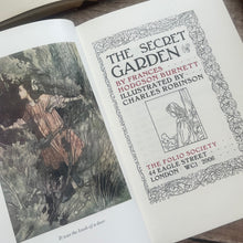 Load image into Gallery viewer, 2011 The Secret Garden by Frances Hodgson Burnett; Folio Society Book with Slipcase
