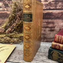 Load image into Gallery viewer, 19th Century Lives of Wykeham, Waynflete and More Mid Victorian Full Leather Book
