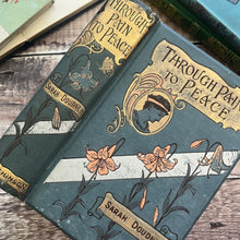 Load image into Gallery viewer, Through Pain to Peace by Sarah Doudney Beautiful Pictorial Binding
