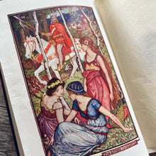Load image into Gallery viewer, 1919 The Violet Fairy Book by Andrew Lang Beautiful Binding Antique Illustrated Book
